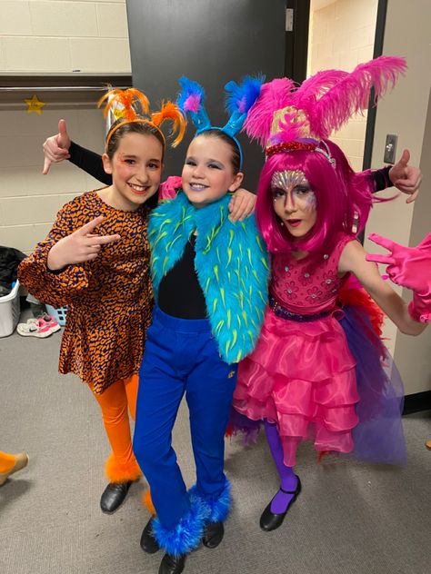 Seussical Musical, Bird Costumes, Seussical Jr, Jungle Creatures, Seussical Costumes, Theater Costumes, Six Girl, Bird Girl, Bird Costume