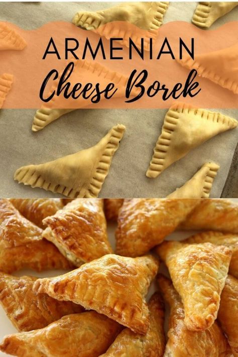 Armenian Pastry Recipes, Armenian Boreg Recipe, Cheese Boreg Armenian, Armenian Cheese Boreg, Boreg Armenian, Cheese Pastry Puff, Armenian Appetizers, Cheese Borek Recipe, Armenian Manti Recipe