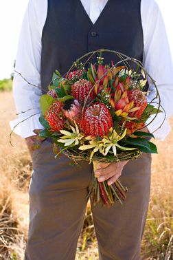 Native Wedding, Australian Vintage, Tropical Wedding Flowers, Australian Natives, Australian Flowers, Australian Native Flowers, Unique Bouquet, Rustic Bouquet, Australian Wedding