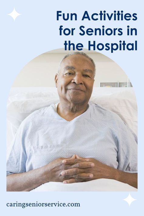 Here are some things seniors can do during their hospital stay to avoid boredom. Things To Do In Hospital, Fun Activities For Seniors, Activities For Seniors, Hospital Stay, Hospital Room, Fun Activities To Do, Boredom Busters, In Hospital, In The Hospital