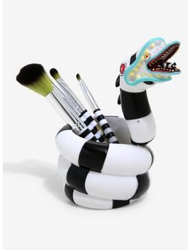 Loungefly Beetlejuice Sandworm Makeup Brush Set & Holder, Beetlejuice Gifts, Miss Argentina, Good Guy Doll, Beetlejuice Sandworm, Horror Shirts, Lydia Deetz, Trick R Treat, Halloween Costume Accessories, Glam Look