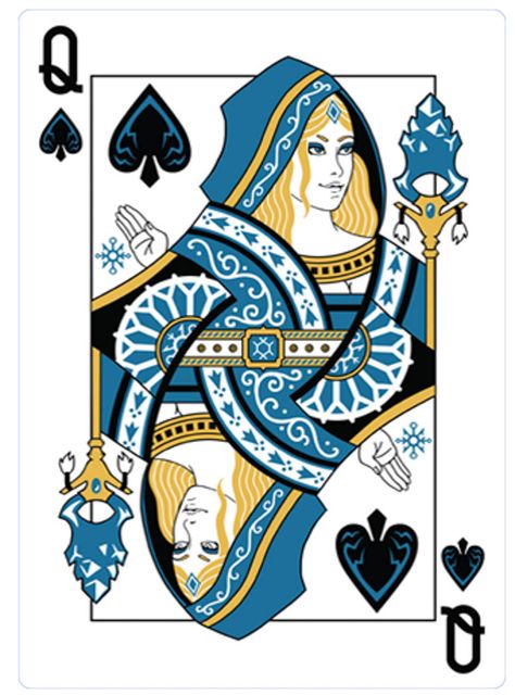 Queen Of Spades Card Design, Alice In Wonderland Oc, Aphmau Mcd, Jack Of Spades, Mah Jong, Playing Cards Art, Playing Cards Design, Games Design, 2020 Calendar