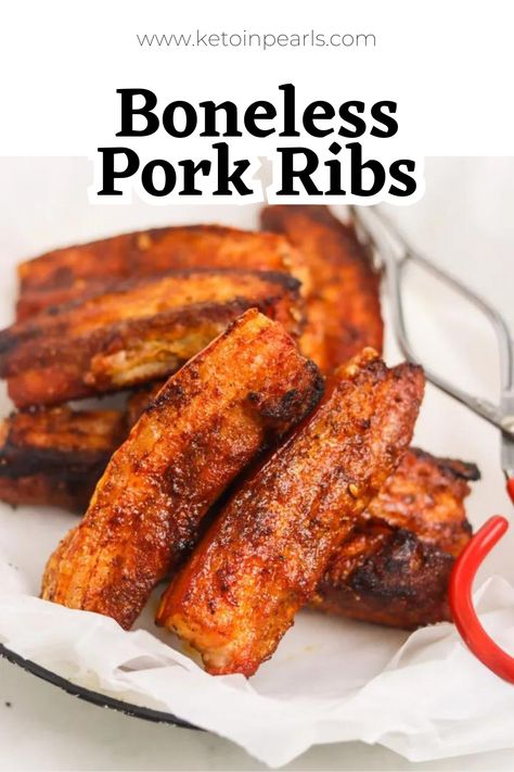 Pork Shoulder Boneless Ribs, Boneless Country Style Pork Ribs In Oven, Boneless Pork Ribs Recipe, Ribs Sandwich, Pork Riblets Recipe, Country Ribs Recipe, Boneless Country Style Pork Ribs, Oven Pork Ribs, Pork Riblets