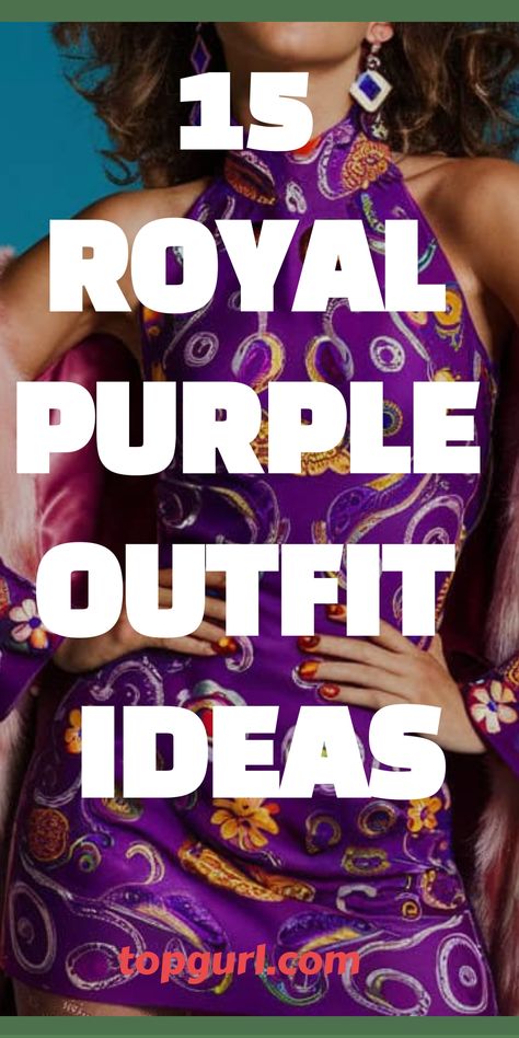 15 Royally Awesome Purple Outfit Ideas That’ll Have You Feeling Like Fashion Royalty Purple Gold Outfit, Purple Vest Outfits For Women, Purple And Gold Outfit Ideas, Purple Top Outfit Ideas, Royal Purple Outfit, Violet Outfit Ideas, Purple Blouse Outfit, Purple Outfit Ideas, Purple Top Outfit