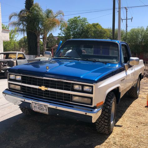 Two Tone Squarebody Pickup Cheyenne Truck, Two Tone Obs Chevy, Cheyenne 1991, Chevy Chevette 1980, Silverado Single Cab, 2000 Chevy Silverado, 1987 Chevy Silverado 4x4, 87 Chevy Truck, Silverado Truck