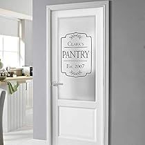 Kitchen Text, Pantry Door Decor, Modern Rustic Farmhouse Kitchen, Pantry Door Decals, Pantry Decal, Pantry Door Organizer, Kitchen Pantry Doors, Kitchen Antique, Kitchen Decals