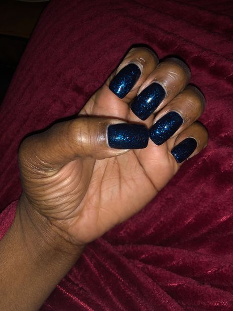 Midnight blue sparkly nails. Midnight Blue Nails, Blue Sparkly Nails, Sparkly Nails, Blue Nails, Midnight Blue, Nail Inspo, Nail Designs, Convenience Store Products, Nails