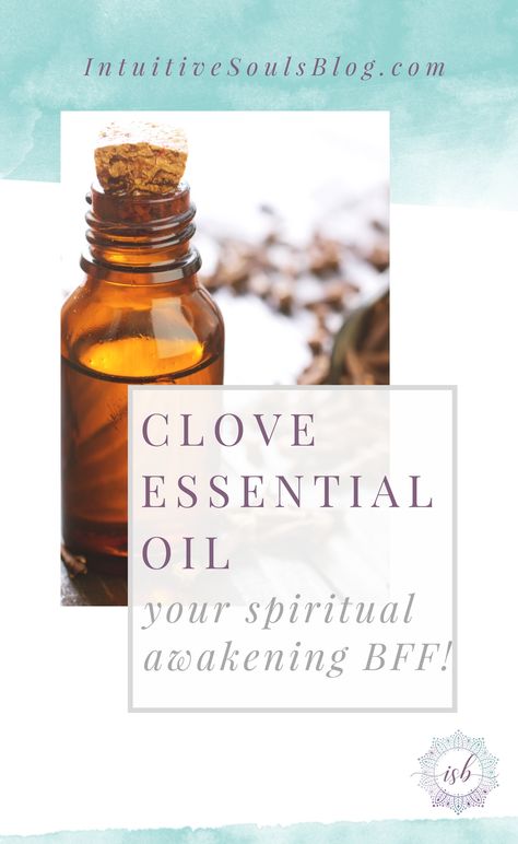 If there's an effortless (and fun) way to be supported during your spiritual awakening or psychic development journey - it's using clove essential oil. Here are 5 beautiful ways this powerhouse oil can help your intuition blossom - and how to get its max benefits. Clove Essential Oil Benefits, Essential Oils Properties, What Are Essential Oils, Essential Oil Remedy, Clove Essential Oil, Oil Remedies, Clove Oil, Essential Oil Benefits, Living Essentials Oils