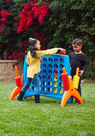 Backyard Games For Kids, Giant Connect Four, Backyard Games Kids, Connect Four, Giant Games, Outdoor Game, Family Fun Games, Outdoor Activities For Kids, Yard Games