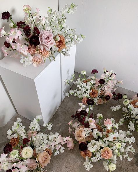 Trille Floral on Instagram: “Today marks 6 years since we moved to Australia! 🤍 and now we’ll always have two homes 🇦🇺🇨🇦 #thefitchesgo” Moody Wedding Flowers, Burgundy And Blush Wedding, Grass Wedding, Rose Arrangements, Cute Wedding Ideas, Wedding Mood Board, Wedding Aisle, Wedding Mood, Bridal Flowers