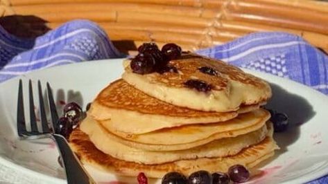 The Best Low Sodium Pancakes Low Sodium Pancake Mix Recipe, Low Sodium Biscuits, Low Sodium Pancakes Recipes, Low Sodium Breakfast Casserole, Low Sodium Diet Food Lists, Low Sodium Breakfast Ideas, Ckd Diet Recipes, Low Sodium Pancakes, Low Sodium Breakfast