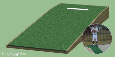 20 DIY Pitching Mound Projects For True Baseball Lovers Batting Cage Backyard, Pitching Mound, Backyard Baseball, Baseball Drills, Baseball Pitching, Baseball Pitcher, Batting Cages, Baseball Training, Youth Baseball