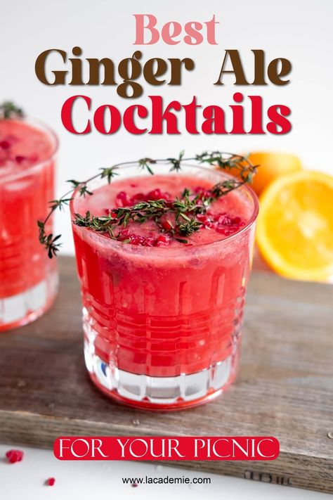 18 Best Ginger Ale Cocktails for a Spicy Kick Ginger Ale Alcohol Drinks, Ginger Ale Cocktail Recipes, Kegged Cocktails, Gingerale Cocktail, Alcoholic Drinks With Ginger Ale, Ginger Ale Drinks, Ginger Ale Cocktail, Low Calorie Alcoholic Drinks, Ginger Beer Cocktail