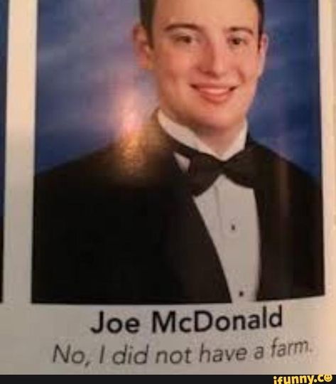 E I E I O Farmer Quote, Best Yearbook Quotes, Senior Yearbook Quotes, Funny Yearbook Quotes, Funny Yearbook, Senior Quotes Funny, Funny School Pictures, Yearbook Pictures, Yearbook Quotes