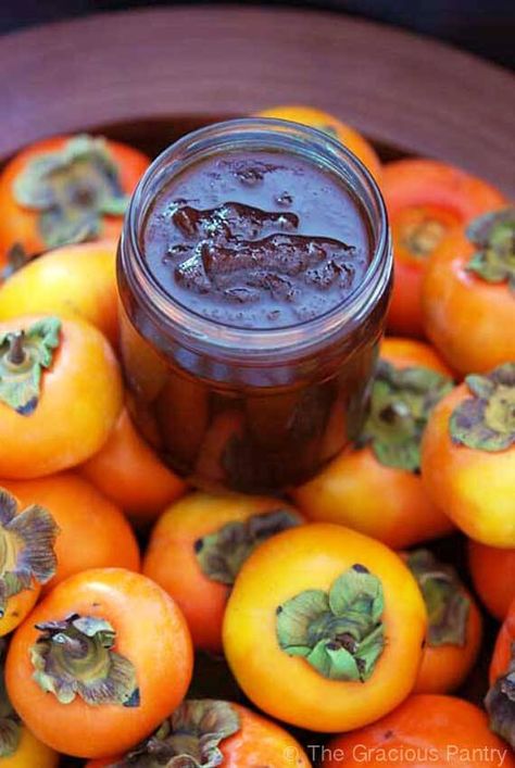 Persimmon Jelly Recipe, Wild Persimmon, Persimmon Jam Recipe, Persimmon Jam, Persimmon Recipes, Jam Recipes Homemade, Jam And Jelly, Jelly Recipes, Homemade Jam