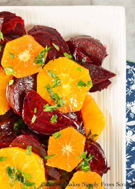 Beet Orange Salad, Beet Salad Recipes, Citrus Recipes, Citrus Vinaigrette, Beet Recipes, Orange Salad, Vinaigrette Recipes, Yummy Salad Recipes, Thanksgiving And Christmas