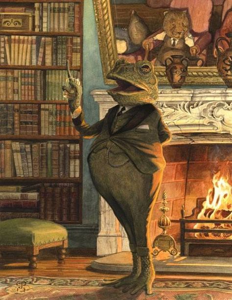 Chris Dunn I looove this! Chris Dunn Illustration, Marjolein Bastin, Frog Art, A Frog, Art Et Illustration, Fairytale Art, Art And Illustration, Fantastic Art, Childrens Art