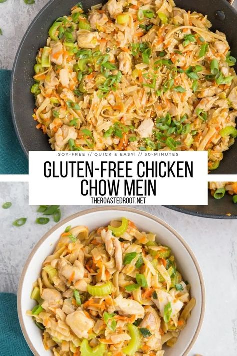 Gluten Free Chinese, Dairy Free Recipes Dinner, Keto Kitchen, Chicken Chow Mein, Gluten Free Recipes For Dinner, Gluten Free Dairy Free Recipes, Gluten Free Eating, Chow Mein, Gluten Free Dinner