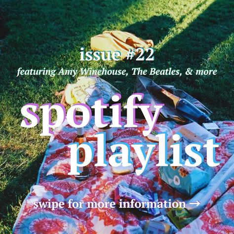 SPOTIFY PLAYLIST: Jukebox Jams 🎧 Swipe to view the specifically curated playlist that was inspired by Issue #22 - June & July 2024’s vibrant theme, “Retro Rewind”! Find our Spotify playlist through the link in our bio to our Spotify account ❤️‍🔥 🌟 Want to help curate our next playlist? APPLY to join the solucky contributors team today! Apply directly through the link to the form in our bio named, “solucky contributors Interest Form” 🌟 CREDS: • Playlist Curator: @mikaila.bramlette • Flyer Cr... Playlist Curator, Graphic Ideas, Amy Winehouse, Spotify Playlist, Music Playlist, The Beatles, How To Apply, Music, Instagram