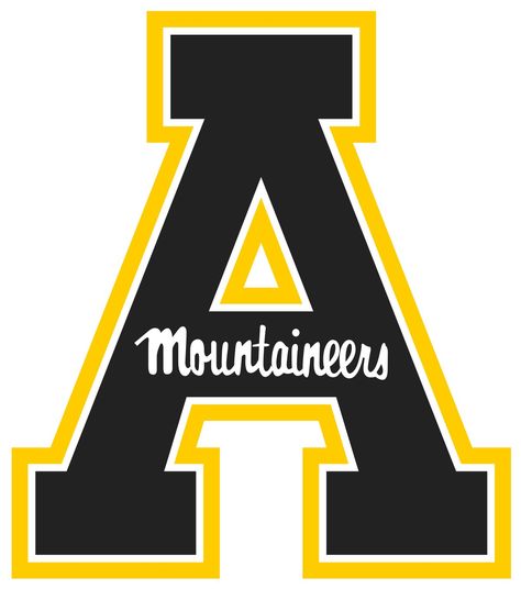 App State University, Appalachian State Football, Football Vinyl Decal, Georgia Southern Eagles, Grad Cake, Sun Belt, Appalachian State University, Appalachian State, App State