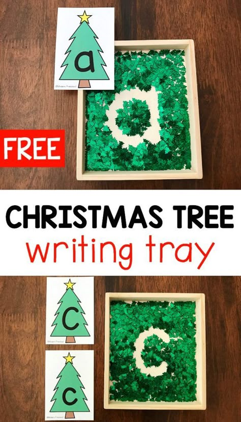 Tree Alphabet, Christmas Literacy, Christmas Learning, Preschool Christmas Activities, Christmas Units, Christmas Centers, Christmas Week, Christmas Kindergarten, Alphabet Writing