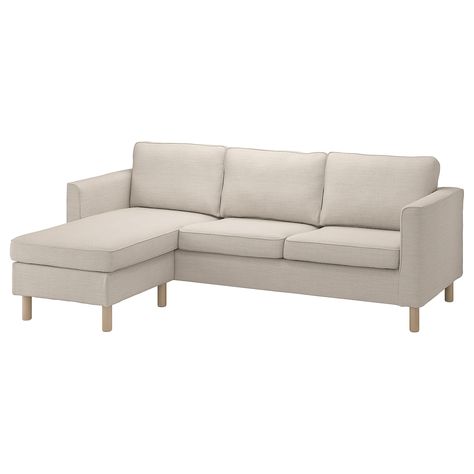 L shape sofas - Affordable L shape sectionals - IKEA Gunnared Beige, East Hollywood, Quilted Sofa, Sofa With Chaise, Sofa Accessories, Three Seat Sofa, Design Line, L Shaped Sofa, Fabric Seat