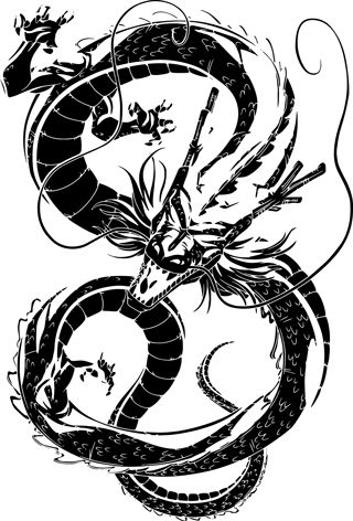 DragonBall Z Shenron Back Tattoo Dragonball Z Dragon Tattoo, Shenron Back Tattoo, Shenron Tattoo Stencil, Shenron Drawing, Shenron Tattoo Design, Shenlong Tattoo, Dragonball Z Tattoo, Shenron Tattoo, Sheng Long