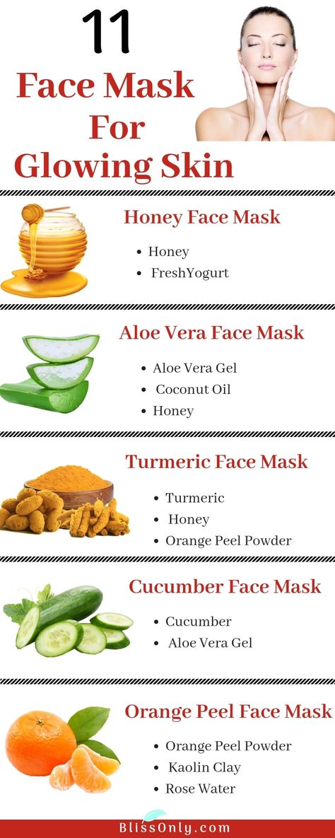 Getting glowing skin is very easy through these homemade face masks. You can prepare these masks without putting any time and effort. In this post, you will get recipes of aloe vera, turmeric, honey, cucumber, and 7 other effective face masks. These masks help slow down the aging process and fade acne scars, blemishes to give you clear and glowing skin. Click to get the recipes. Diy Overnight Face Mask, Face Masks For Glowing Skin, Masks For Glowing Skin, Glowing Skin Diy, Clear And Glowing Skin, Cucumber Face Mask, Cucumber For Face, Honey Face Mask, Turmeric Face Mask