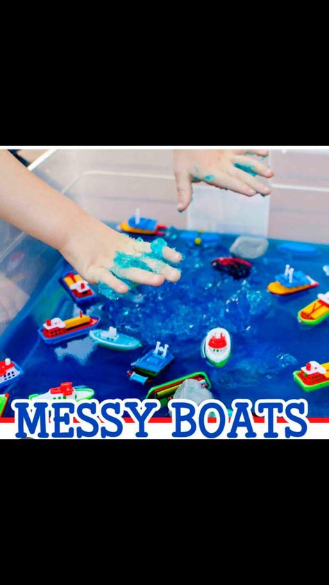 Messy Play Activities, Summer Activities For Toddlers, Transportation Activities, Transportation Crafts, Eyfs Activities, Sensory Activities Toddlers, Nursery Activities, Sensory Activity, Toddler Activity