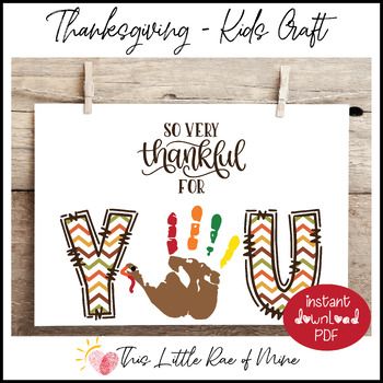 Turkey Handprint Art, Hand Print Ideas, Handprint Art Printable, Turkey Handprint, Happy Thanksgiving Turkey, Thankful For You, Kid Craft, Fall Crafts For Kids, Handprint Art