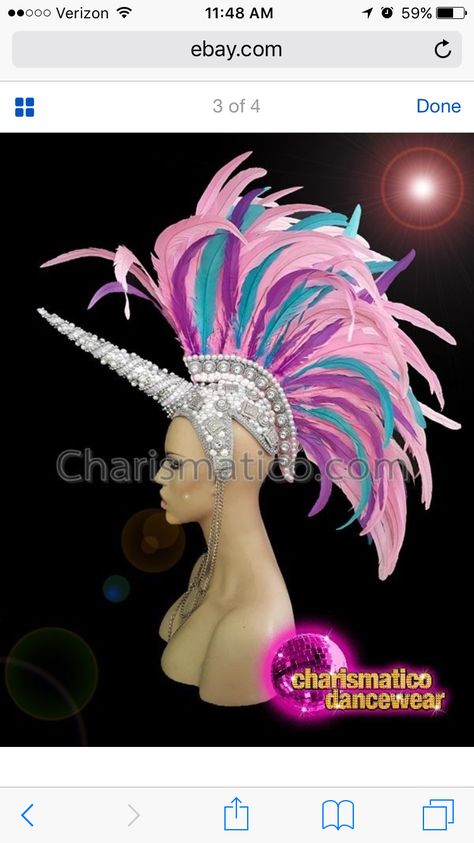 Unicorn Headdress, Head Peice, Diy Unicorn Costume, Unicorn Headpiece, Sewing Designs, Carnival Outfit, Headpiece Diy, Knights Helmet, Unicorn Costume