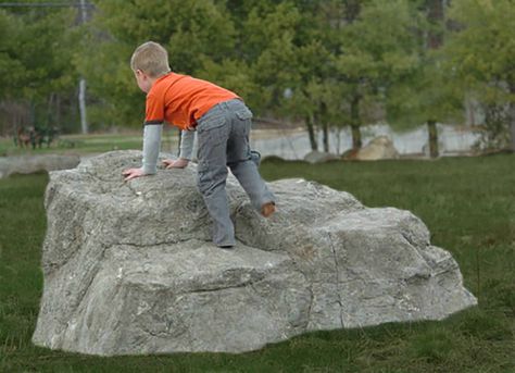 School Playground Boulders - Rock Climbing Boulder | Small Playground, Indoor Bouldering, Nature Playground, Public Playground, Garden Goals, Fake Rock, Kids Climbing, Outdoor Play Areas, Natural Playground