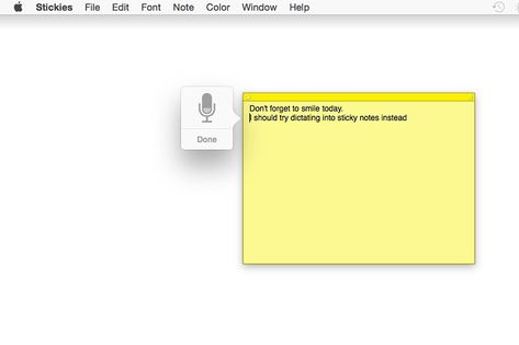 How to Use Sticky Notes on a Mac | Techwalla.com Laptop Sticky Notes, Sticky Notes Transparent, Large Sticky Notes, Microphone Icon, Yellow Sticky Notes, Transparent Sticky Notes, Mac Computer, Dont Forget To Smile, How To Make Notes
