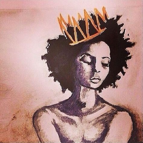 Poem: Oh, Black Woman Twisted Hair, Frida Art, Natural Hair Art, By Any Means Necessary, Satisfying Videos, Have Inspiration, Black Artwork, Black Love Art, Arte Inspo