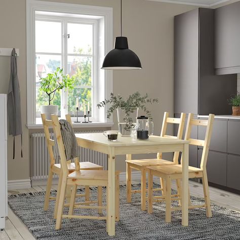 solid pine - Search - IKEA Ivar Table, Ikea Ingo, Ikea Dining, Pine Table, Dining Furniture Sets, Ikea Family, Under The Table, Table And Chair Sets, Dining Room Sets