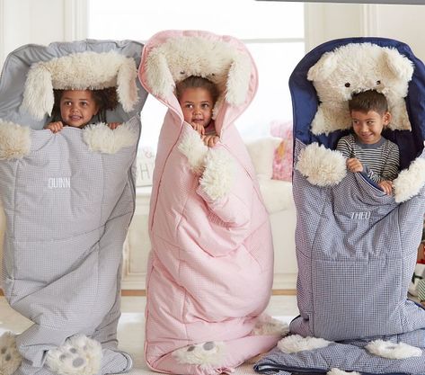 Light Pink Shaggy Head Puppy Kids Sleeping Bag | Pottery Barn Kids Sleeping Bags For Kids, Bear Sleeping Bags, Animal Sleeping Bag, Toddler Sleeping Bag, Bear Sleeping, Girls Winter Dresses, Kids Sleeping Bags, Furniture Kids, A Monogram