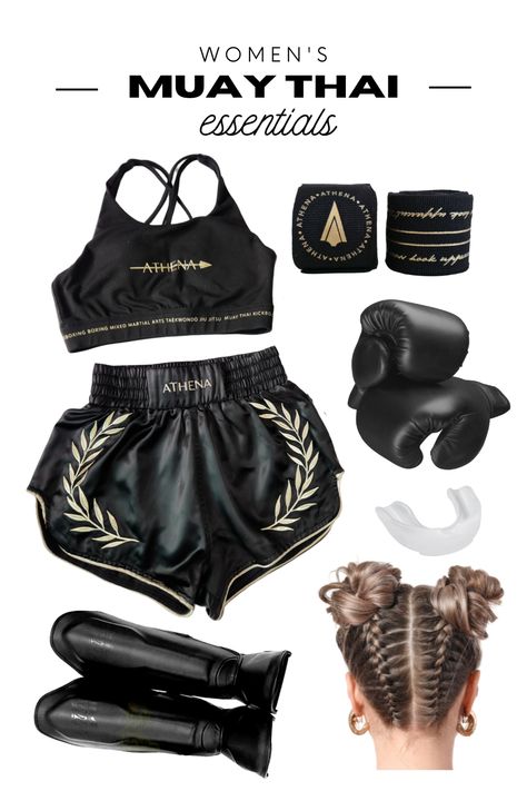 Muay Thai Outfit Woman, Muay Thai Uniform, Boxing Clothes Women, Muay Thai Shorts Outfit, Female Boxing Outfit, Muay Thai Outfit, Muay Thai Clothes, Muay Thai Women Aesthetic, Womens Boxing Outfit