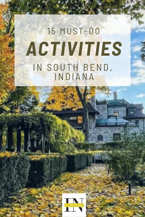 South Bend, Indiana is currently undergoing a period of revitalization, evidenced by the expansion of its downtown area, which now hosts numerous retail establishments, eateries, and cultural venues. Check out our article on the perfect activities to do in this city for the perfect weekend trip! ⭐ #aweekendin #weekendtrip #tripplanning #activities #southbend #indiana #mustdo #historic #culture #sports Things To Do In South Bend Indiana, South Bend Indiana Things To Do, Southbend Indiana, Things To Do In Indiana, Notre Dame Indiana, South Bend Indiana, Revival Architecture, Family Trips, South Bend