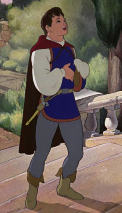 Snow White 1937, Snow White Prince, Male Cartoon Characters, Pretty Halloween Costumes, Show White, Disney Princes, Disney Boys, Animation Movie, Old Disney