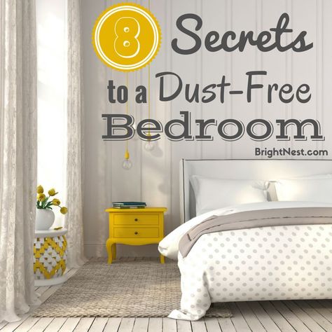 8 Secrets to a Dust-Free Bedroom Spring Cleaning Bedroom, Cleaning Bedroom, Cleaning Painted Walls, Deep Cleaning Tips, Clean Bedroom, Simple Life Hacks, Clean Dishwasher, Toilet Cleaning, Dust Mites