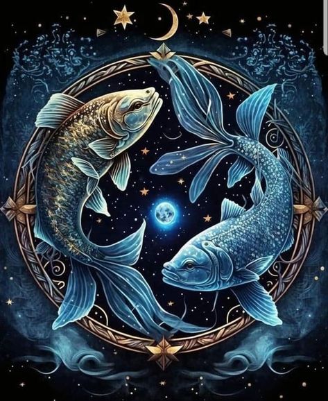 Yin Yang Art, Mosaic Animals, Geniale Tattoos, Astrology Art, Holiday Wall Decor, Fish Drawings, Round Art, Art Gallery Wallpaper, Fishing Theme