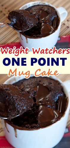 Weight Watcher Mug Cake, Weight Watcher Desserts, Weight Watchers Meal Plans, Weight Watchers Snacks, Weight Watchers Recipes Desserts, Cake Homemade, Mug Cakes, Points Recipes, Ww Desserts