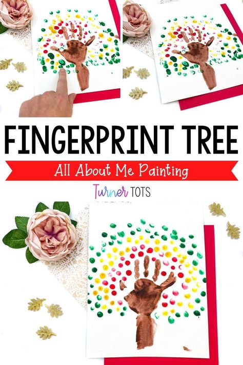 My Family Art And Craft Preschool Easy, Creative Curriculum Preschool Lesson Plans, Fingerprint Painting Ideas, My Family Art And Craft Preschool, All About Me Art Activities, Watercolor Names, Sheep Activities, Art Activities For Preschool, All About Me Eyfs