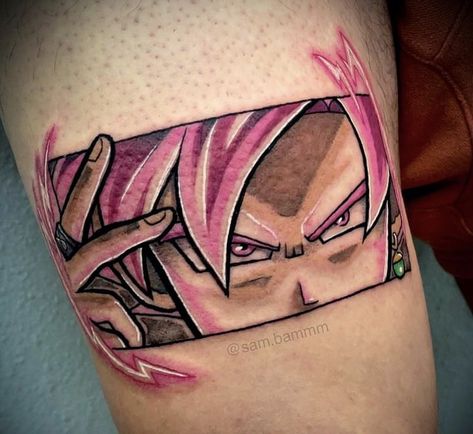 Underarm Tattoo, Black Goku, Goku Black, Dragon Ball Goku, Anime Tattoos, Black Tattoos, Arm Tattoo, Triangle Tattoo, Geometric Tattoo