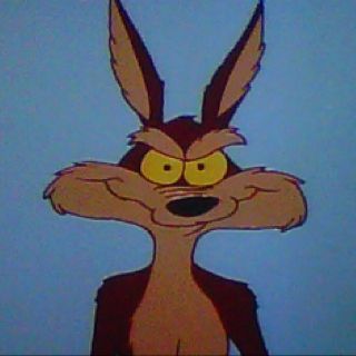 Wile E Coyote.......Genius. Wile E Coyote Wallpaper, Wille Coyote, Dark Cartoon Characters, Will E Coyote, Willie Coyote, Road Runner Coyote, Coyote Character, Roadrunner And Coyote, Coyote Cartoon