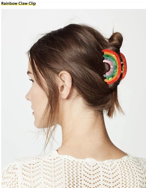 Hair Rainbow, Fine Thick Hair, Fine Curly Hair, French Aesthetic, Thick Curly Hair, Claw Hair Clips, Hair Claw Clip, Styling Accessories, Claw Clips