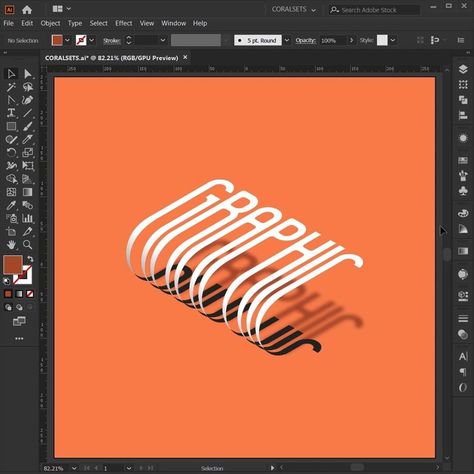 How to make 3D Text in Adobe Illustrator? | Hi! In this tutorial, I have prepared “How to make 3D Text in Adobe Illustrator”. If this tutorial was interesting to you. Please Subscribe My YouTube... | By CoralSets | Facebook 3d Illustration Design Tutorial, Illustrator 3d Tutorials, 3d Illustrator Tutorial, Illustrator 3d, Graphic Design Text, Indesign Tutorials, Text Tutorial, Design Tricks, Adobe Illustrator Graphic Design