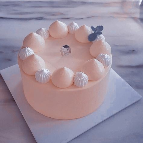 Foods Aesthetics, Mini Torte, Pastel Cakes, Simple Cake Designs, Pretty Dessert, Simple Birthday Cake, Cake Decorating Designs, Pretty Birthday Cakes, Cute Birthday Cakes