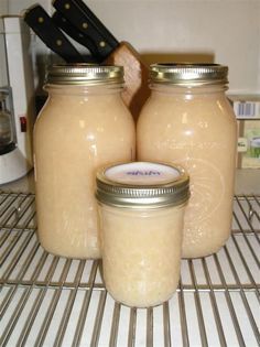 Garden Preservation, Pear Sauce Recipe, Canning Pears, Fancy Butter, Pear Sauce, Canned Pears, Canning Fruit, Canning Recipe, Plum Jam