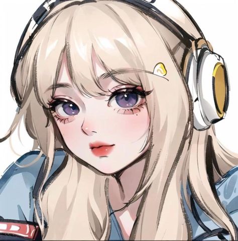 Kooleen Art, Blonde Anime Pfp, Blonde Pfp, Blondie Girl, Blonde Babies, Illustration Art Girl, Cute Anime Profile Pictures, 영감을 주는 캐릭터, Cute Art Styles